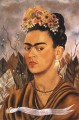 Selbstbildnis gewidmet Dr. eloesser 1940 Feminismus Frida Kahlo